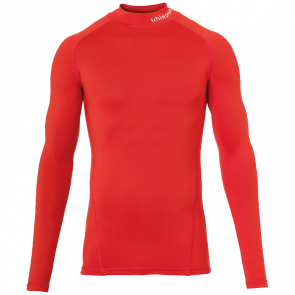 DISTINCTION PRO BASELAYER TURTLE NECK red UHLSPORT