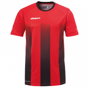 STRIPE Camiseta MC rojo/negro UHLSPORT
