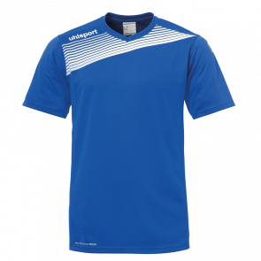 LIGA 2.0 CAMISETA MC azur/blanco UHLSPORT