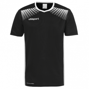 GOAL CAMISETA MC negro/blanco UHLSPORT