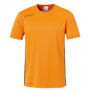 ESSENTIAL CAMISETA MC naranja fluor/negro UHLSPORT