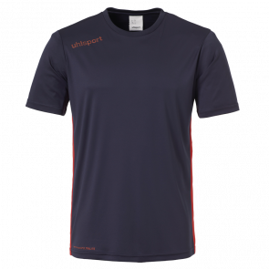 ESSENTIAL CAMISETA MC azul marino/rojo UHLSPORT