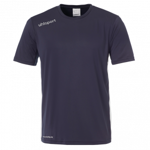 ESSENTIAL CAMISETA MC azul marino/blanco UHLSPORT