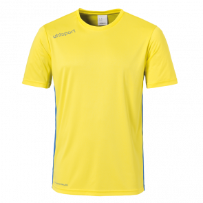 ESSENTIAL CAMISETA MC lima amarillo/azur UHLSPORT