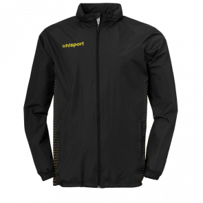 SCORE RAINJACKET (CHUBASQUERO) negro/amarillo fluor UHLSPORT