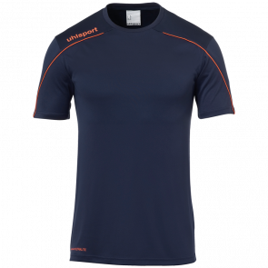 STREAM 22 SHIRT SHORTSLEEVED AZUL MARINO UHLSPORT