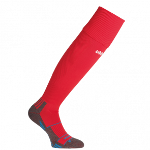 TEAM PRO PLAYER MEDIAS rojo/blanco UHLSPORT