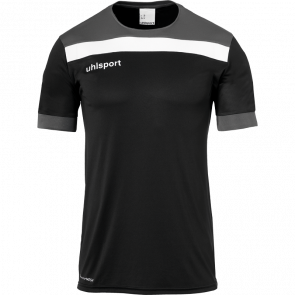 OFFENSE 23 SHIRT SHORTSLEEVED negro/antracita/blanco UHLSPORT