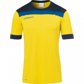 OFFENSE 23 SHIRT SHORTSLEEVED lima amarillo/azul marino UHLSPORT