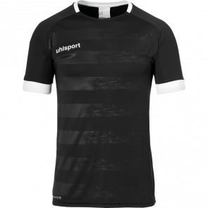 DIVISION II SHIRT SHORTSLEEVED negro/blanco UHLSPORT