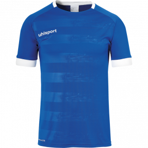 DIVISION II SHIRT SHORTSLEEVED azur/blanco UHLSPORT