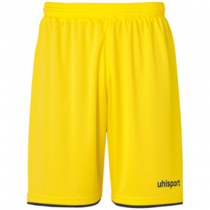 CLUB SHORTS lima amarillo/negro UHLSPORT