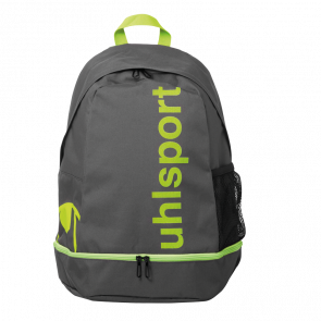 ESSENTIAL MOCHILA CON COMPART. INFERIOR anthra/fluo grün UHLSPORT