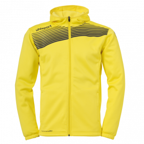 LIGA 2.0 CAZADORA CON CAPUCHA lima amarillo/negro UHLSPORT
