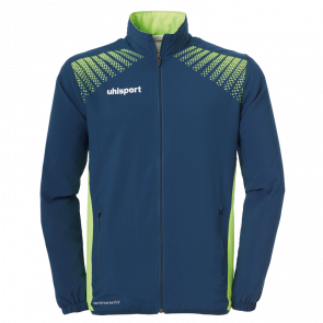 GOAL PRESENTATION JACKET petróleo/verde flash UHLSPORT