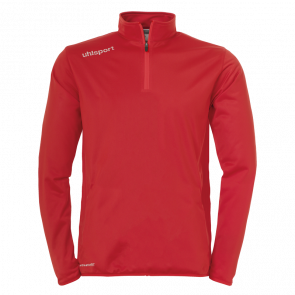 ESSENTIAL 1/4 ZIP TOP rojo/blanco UHLSPORT