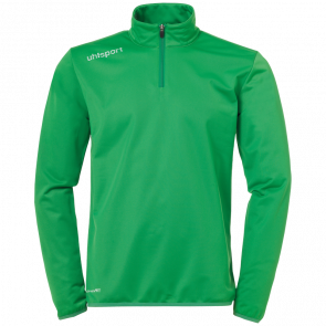 ESSENTIAL 1/4 ZIP TOP verde/blanco UHLSPORT