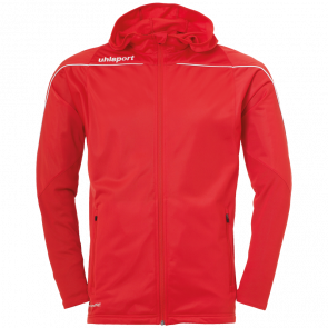 STREAM 22 TRACK HOOD JACKET red UHLSPORT