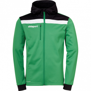 OFFENSE 23 MULTI HOOD JACKET verde/negro/blanco UHLSPORT
