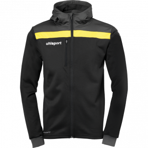 OFFENSE 23 MULTI HOOD JACKET negro/antracita/lima amar UHLSPORT