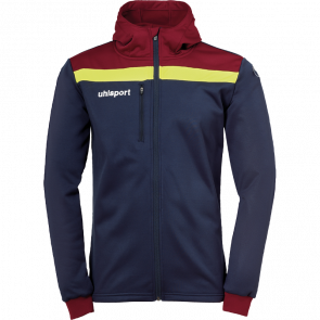 OFFENSE 23 MULTI HOOD JACKET azul marino/burdeos/amari UHLSPORT