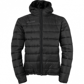 ESSENTIAL PUFFER HOOD JACKET negro UHLSPORT