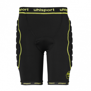 BIONIKFRAME PADDED SHORT negro/amarillo fluor UHLSPORT