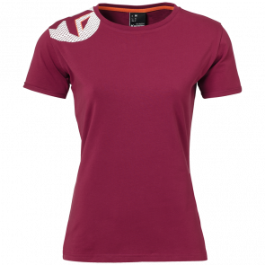 CORE 2.0 T-SHIRT WOMEN rojo oscuro KEMPA