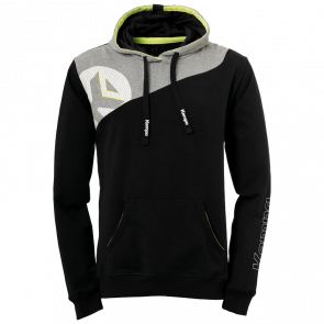 CORE 2.0 HOODY negro/gris oscuro mezcla KEMPA