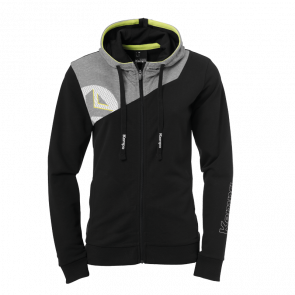 CORE 2.0 HOOD JACKET WOMEN negro/gris oscuro mezcla KEMPA