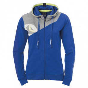 CORE 2.0 HOOD JACKET WOMEN azul royal/gris oscuro me KEMPA