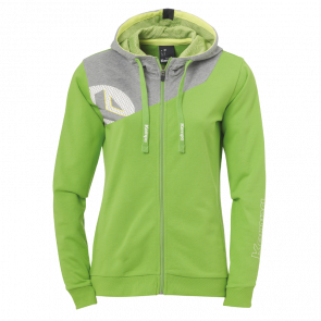 CORE 2.0 HOOD JACKET WOMEN verde esperanza/gris oscu KEMPA