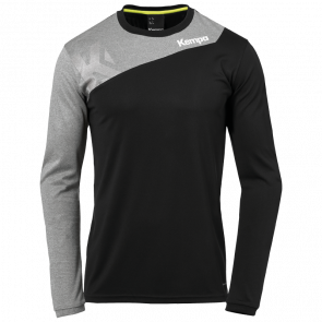CORE 2.0 LONGSLEEVE negro/gris oscuro mezcla KEMPA