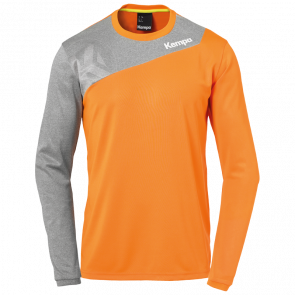 CORE 2.0 LONGSLEEVE naranja fresh/gris oscuro KEMPA