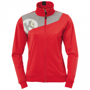 CORE 2.0 POLY JACKET WOMEN rojo/gris oscuro mezcla KEMPA