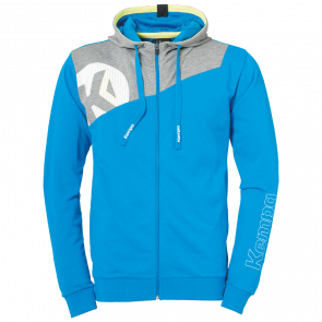 CORE 2.0 HOOD JACKET kempa azul/gris oscuro me KEMPA