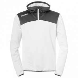 EMOTION 2.0 QUARTER ZIP HOODY white KEMPA