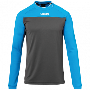 PRIME LONGSLEEVE antracita/kempa azul KEMPA