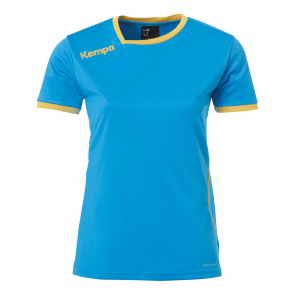CURVE CAMISETA MC DE MUJER kempa azul/dorado KEMPA
