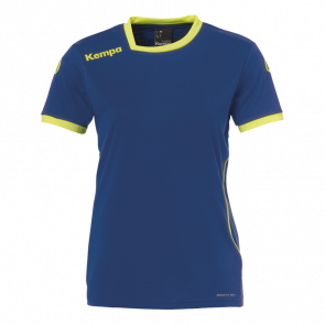 CURVE CAMISETA MC DE MUJER azul deep/amarillo fluor KEMPA