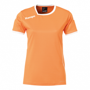 CURVE CAMISETA MC DE MUJER naranja claro/blanco KEMPA
