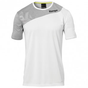 CORE 2.0 SHIRT blanco/gris oscuro mezcla KEMPA