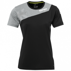 CORE 2.0 SHIRT WOMEN negro/gris oscuro mezcla KEMPA