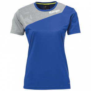 CORE 2.0 SHIRT WOMEN azul royal/gris oscuro me KEMPA