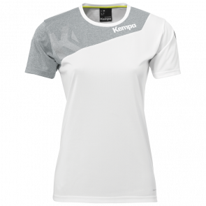 CORE 2.0 SHIRT WOMEN blanco/gris oscuro mezcla KEMPA