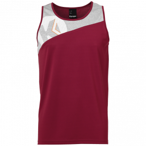 CORE 2.0 SINGLET rojo oscuro/gris oscuro m KEMPA