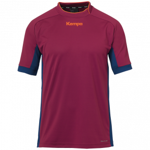 PRIME SHIRT rojo oscuro/azul deep KEMPA