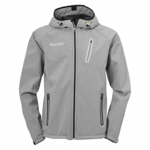 CORE 2.0 SOFTSHELL JACKET Gris Oscuro Mezcla KEMPA