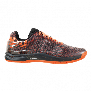 Zapatilla de balonmano ATTACK PRO CONTENDER negro/naranja fluor KEMPA