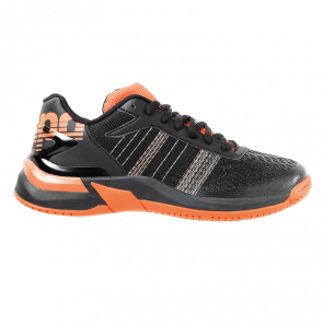 Zapatilla de balonmano ATTACK CONTENDER JUNIOR negro/naranja fluor KEMPA